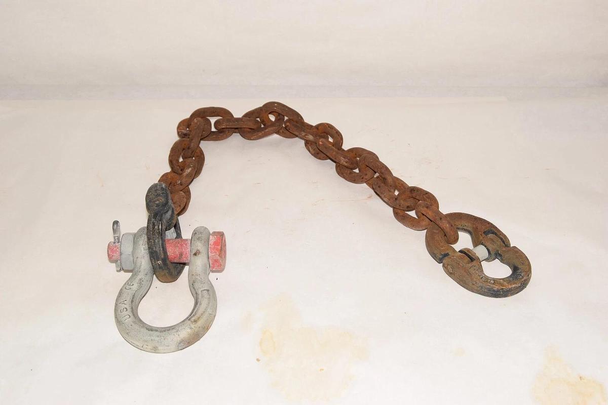 Used 1/2" Crosby Chain Sling 36" CW13-10 U1TK CW 13-10 TSC 7/8 Crosby