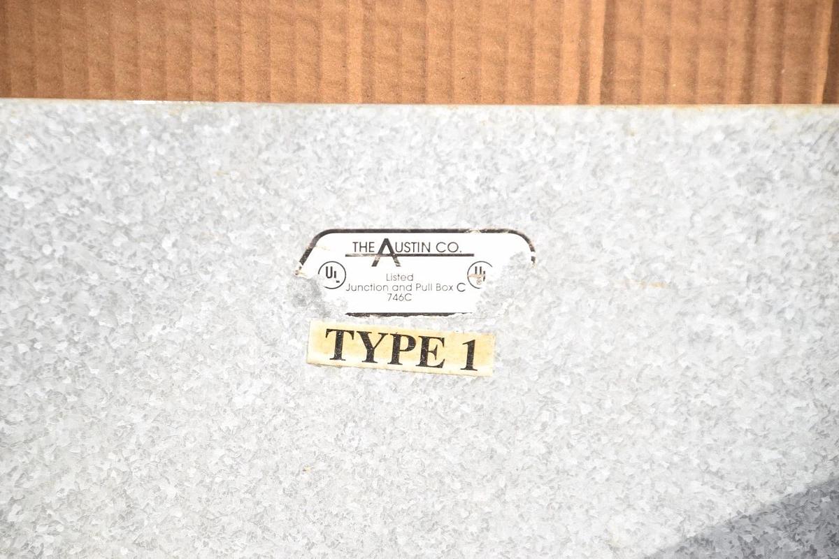 Used THE AUSTIN CO 746C Junction And Pull Box Enclosure Type 1  18"x18"x8"