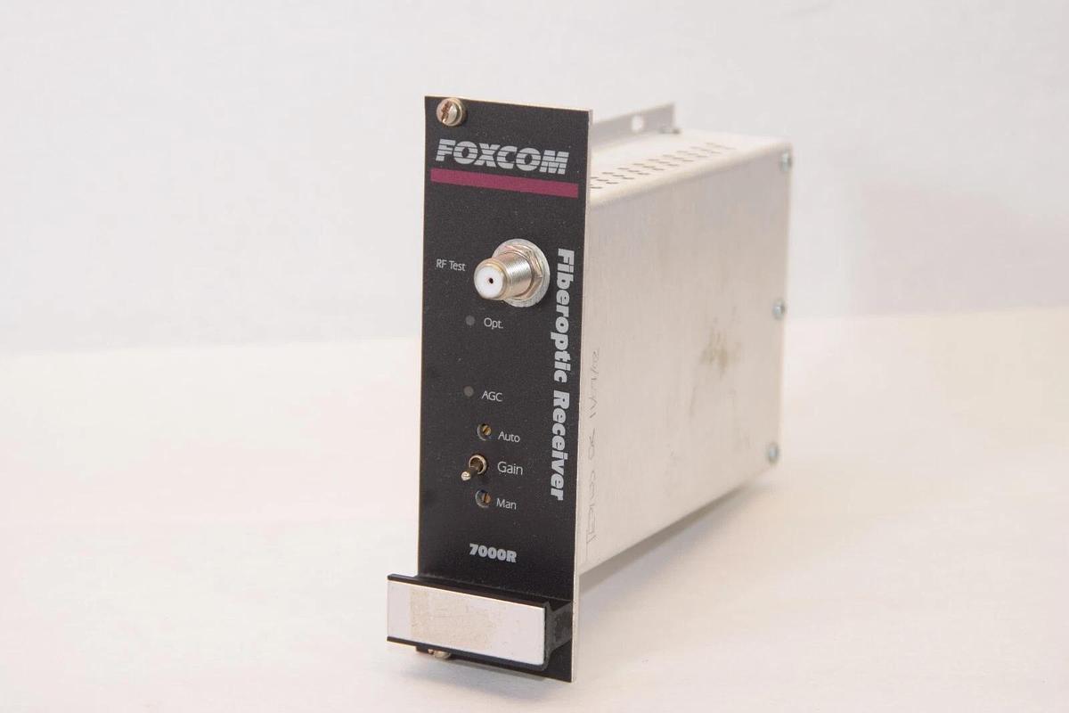 Used FOXCOM / ITE 7000R 84JA Fiberoptic Receiver Input / Output Module