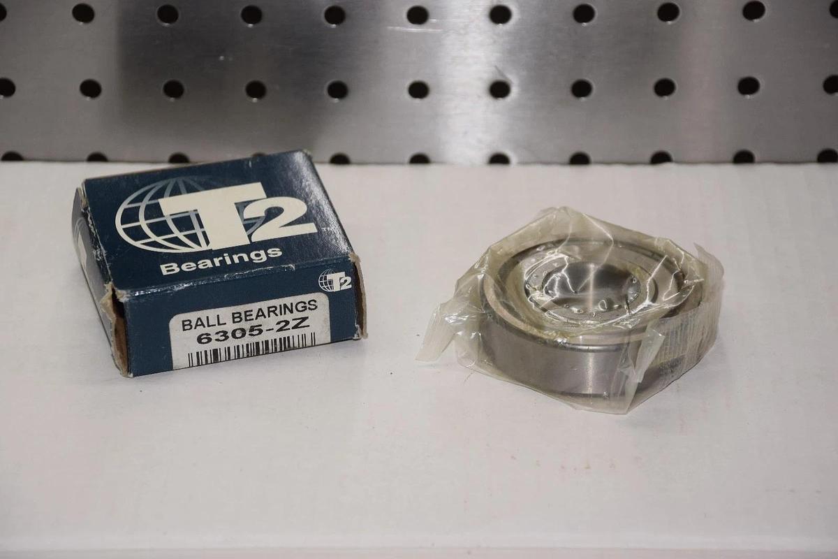(NEW) T2 BEARINGS 6305-2Z 63052Z T2 6305-2Z Z20 Ball Bearing