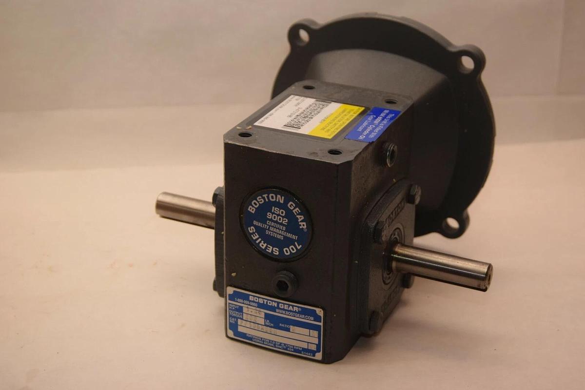 (NEW) BOSTON GEAR F7135XB5H Ratio 5:1 1.25Hp 202 Torque Rt Angle Speed Reducer