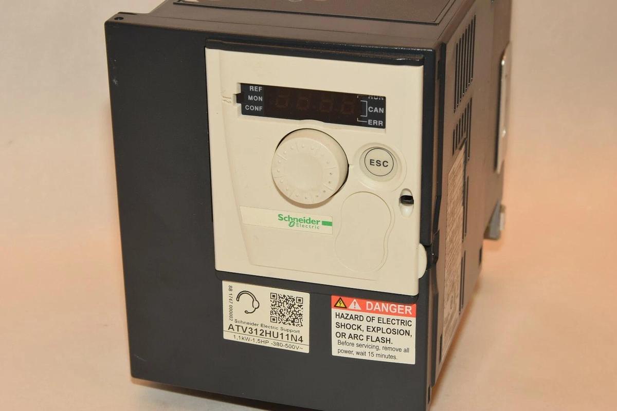 Used Telemecanique Schneider Electric ATV312HU11N4 1,1kW 1,5HP Altivar AC Drive