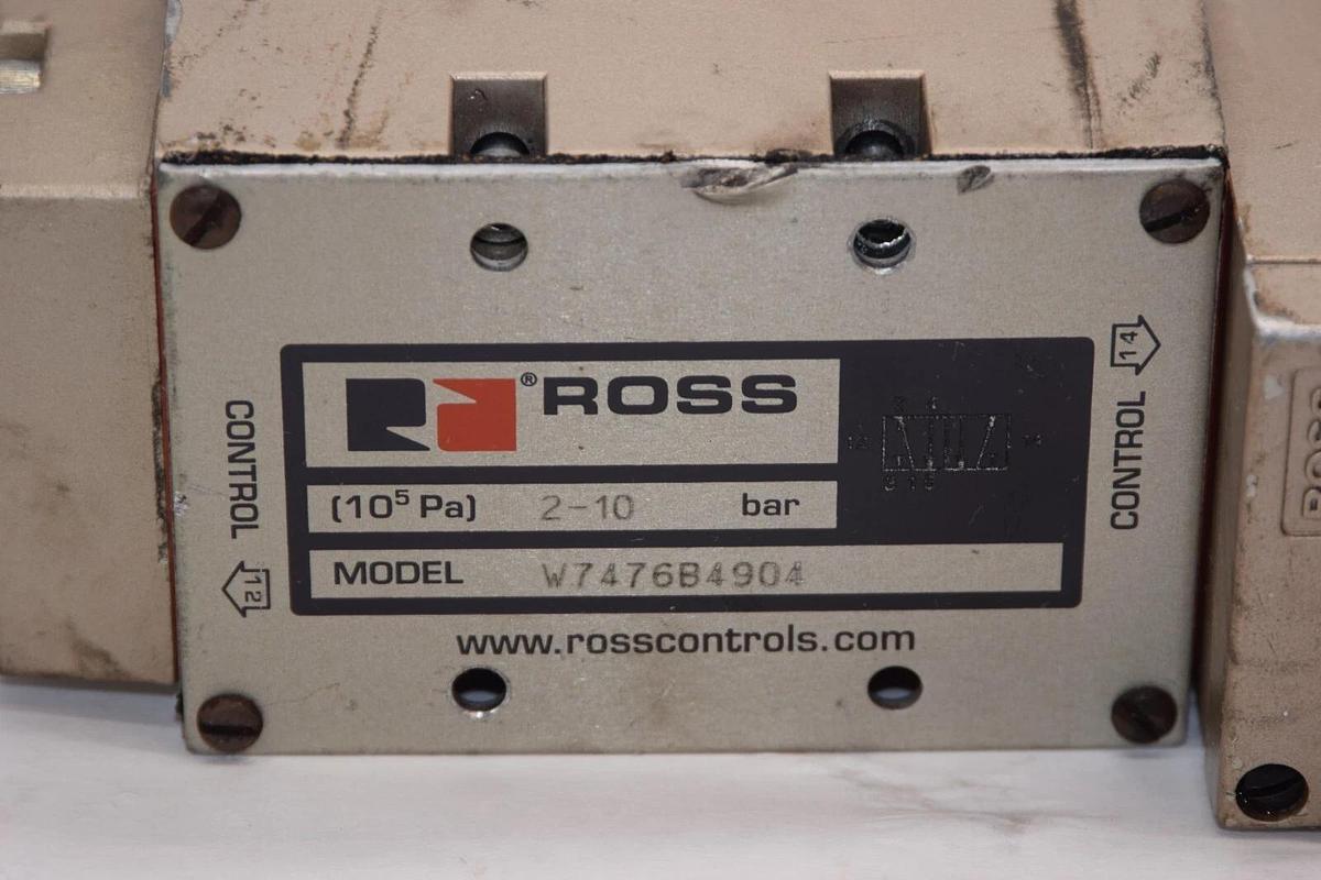Used ROSS W7476B4904 24Vdc Valve