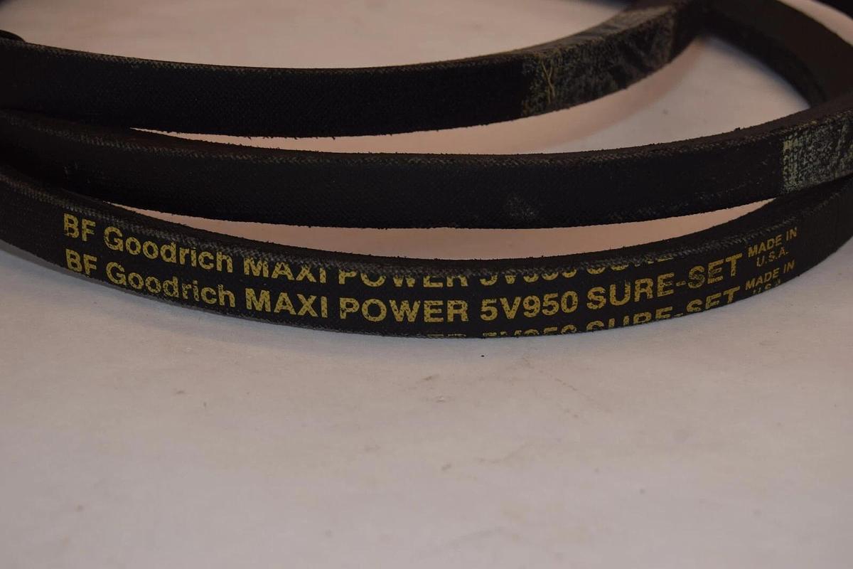 BF GOODRICH Belt V-Belt 5V950 Maxi Power Sure Set VBelt USA (NEW)