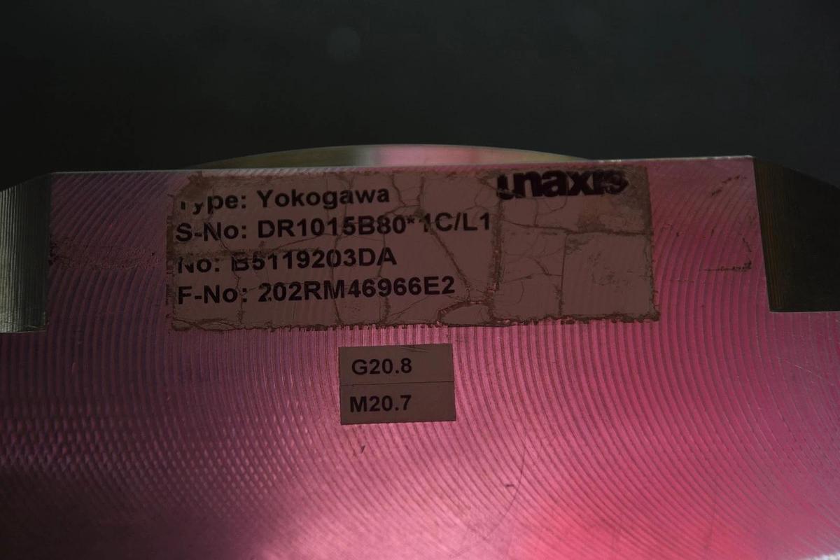 Used Yokogawa Unaxis Servo Motor DR1015B80*1C/L1, B5119203DA, 202RM46966E2