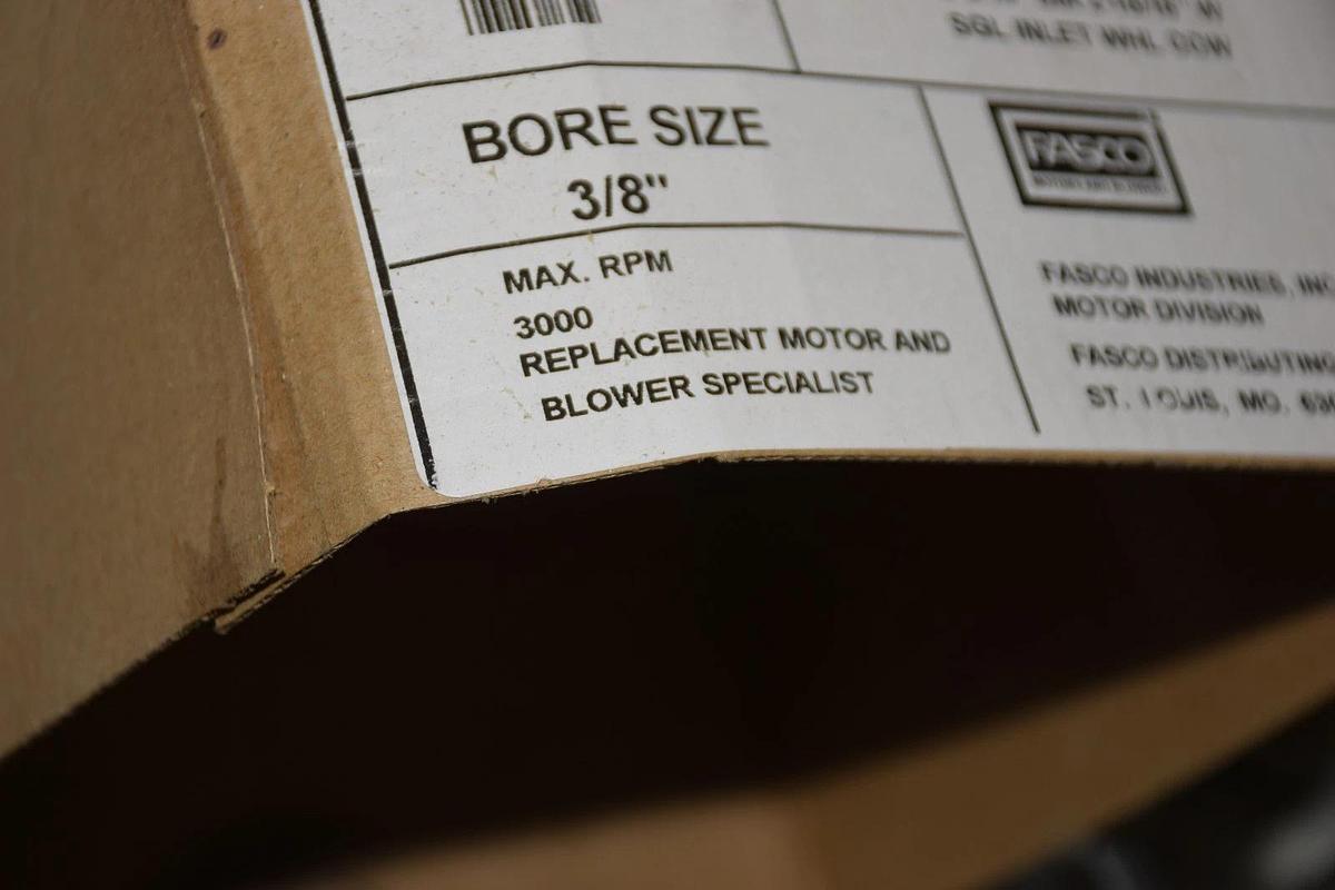 FASCO 1-6060 16060 3/8" BORE 6-3/16" DIA 2-15/16"W SINGLE INLET WHEEL NEW