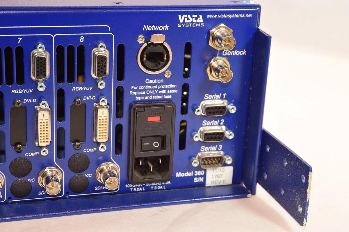 Used VISTA SYSTEMS Model 380 Spyder Video Processor