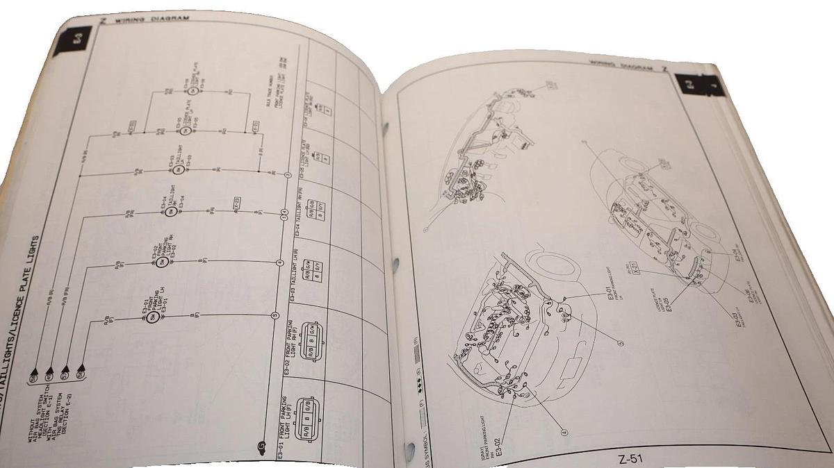 Used MAZDA Protege 1997 Wiring Diagram Manual