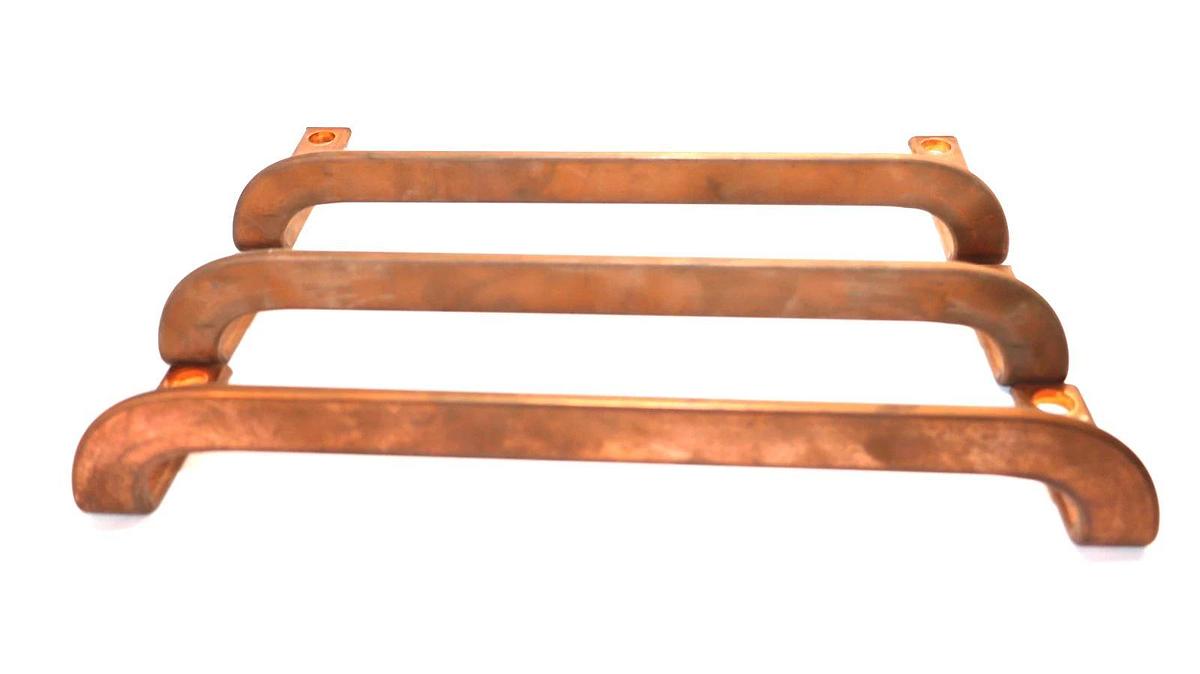 13.5" x 1" x 1/4" Copper Buss Bar For Breaker or Contactor (Lot of 3)