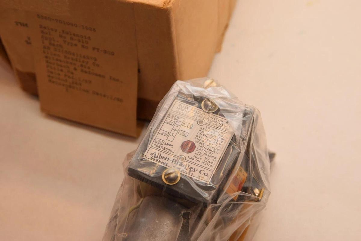 (NEW) ALLEN BRADLEY 810 3380-701080-1925 FT-300 Time Current Solenoid Relay