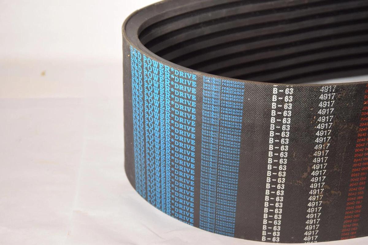 (NEW) D&D POWER B-63 B63 B63/09 10 Rib 66" Length  Drive Belt