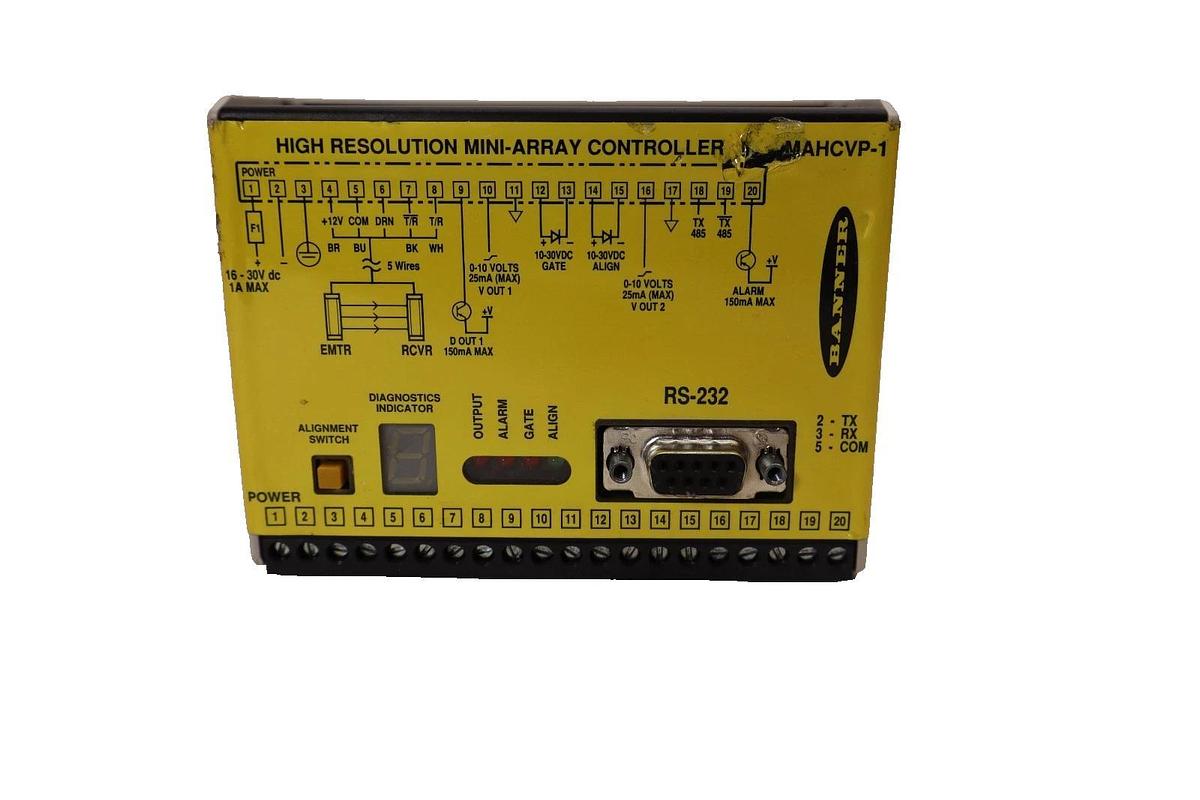 Used Banner MAHCVP-1 High Resolution Mini-array Controller Module