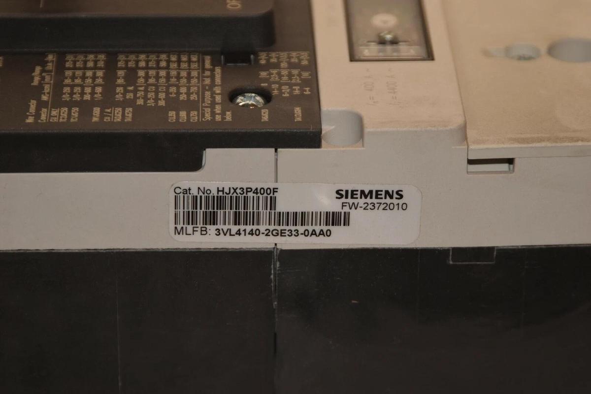 SIEMENS 3VL4140-2GE33-0AA0 Breaker 400 Amp 400A HJX3P400F HJGA (NEW)