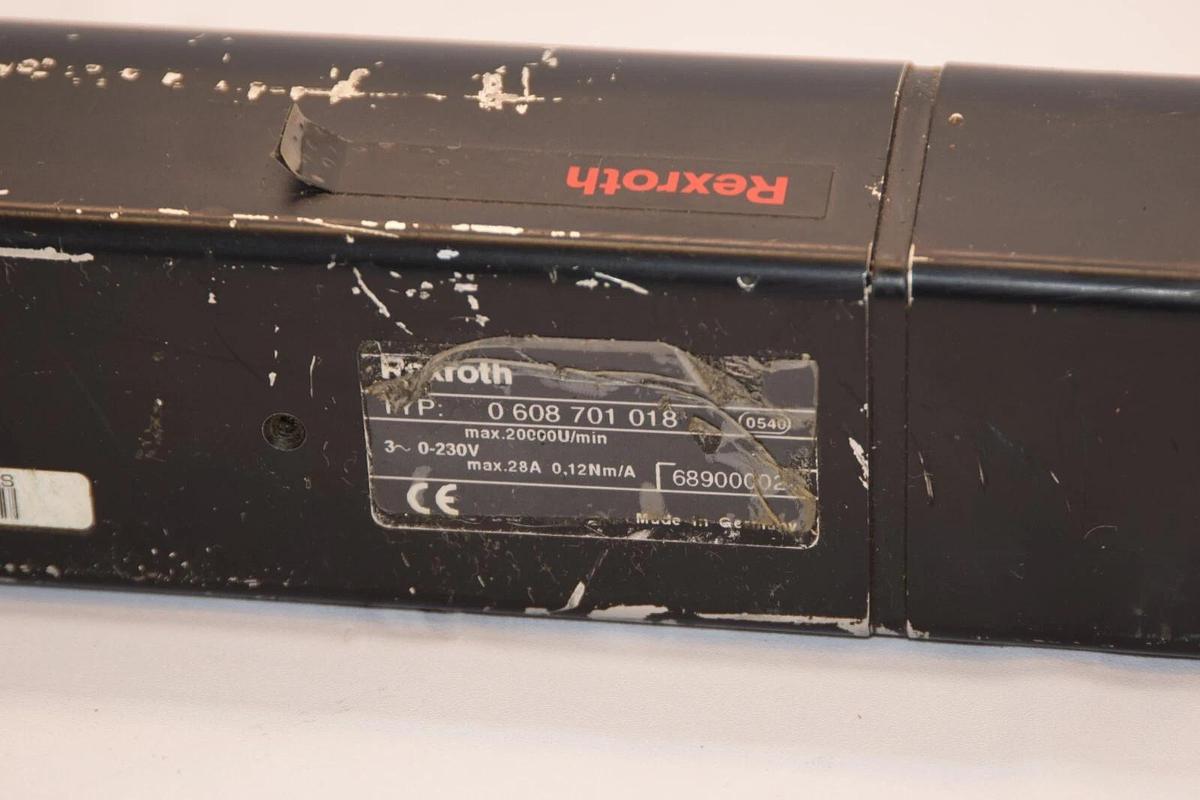 Used REXROTH 0608 701 018 0608701018 0-230V 28A Drive Sliding Spindle Elec. Nutrunner