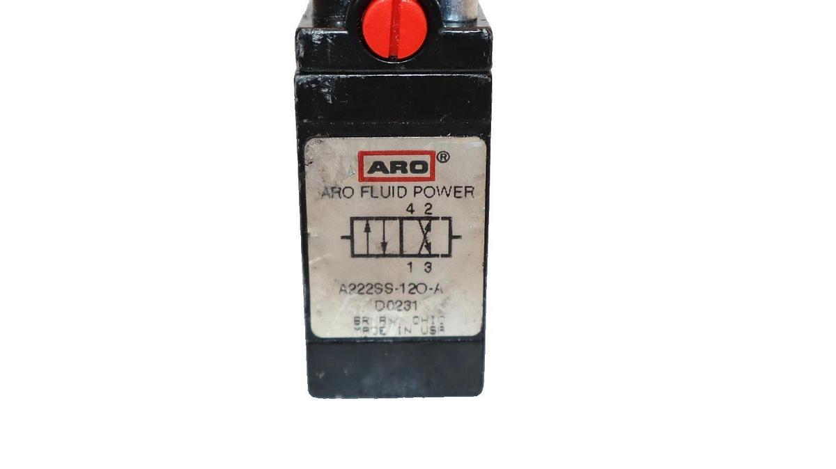 ARO A222SS-12O-A Solenoid Valve *No Coil* (New)