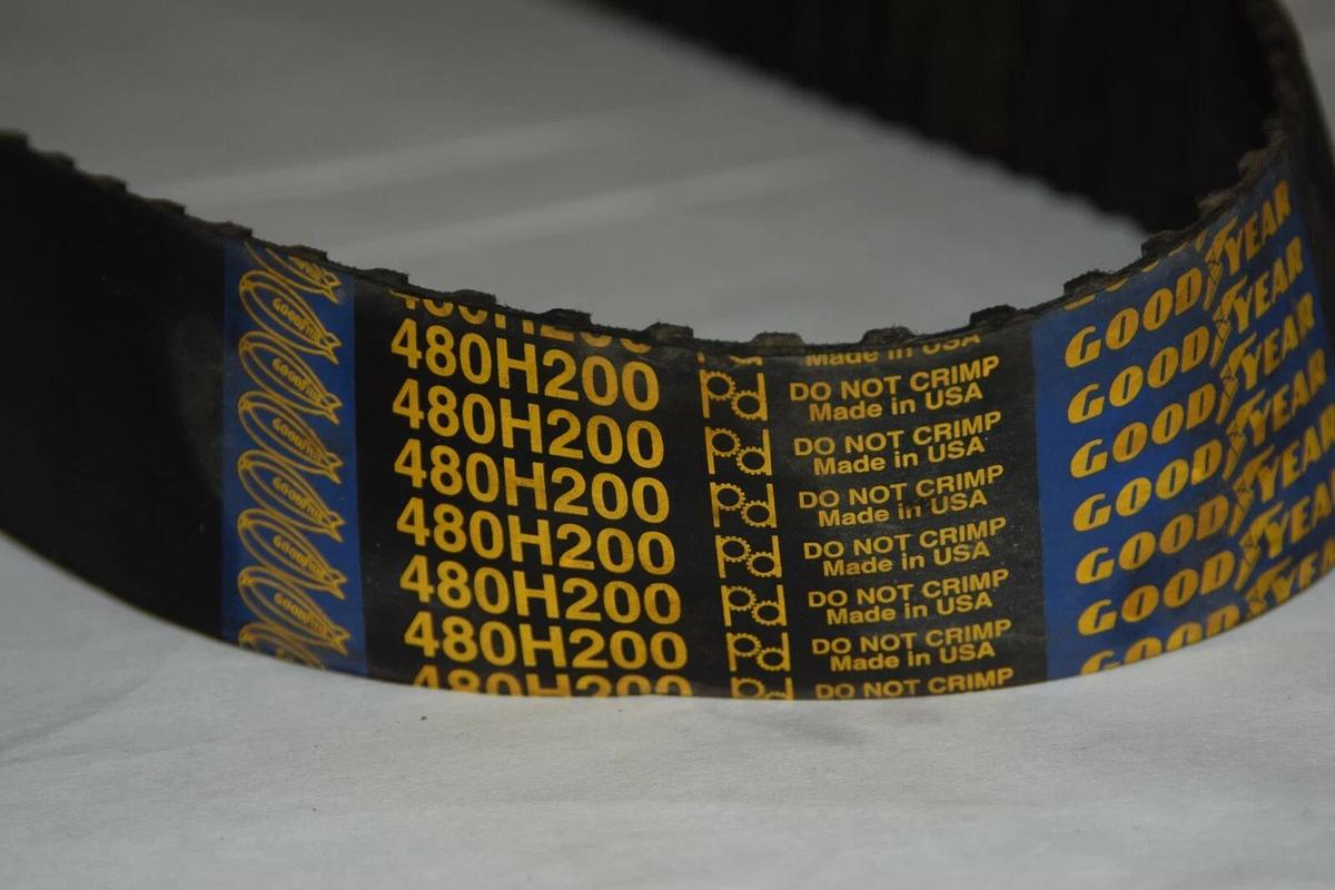 (New) Goodyear 480H200 Pd Timing Belt USA 480 H 200 480-H-200