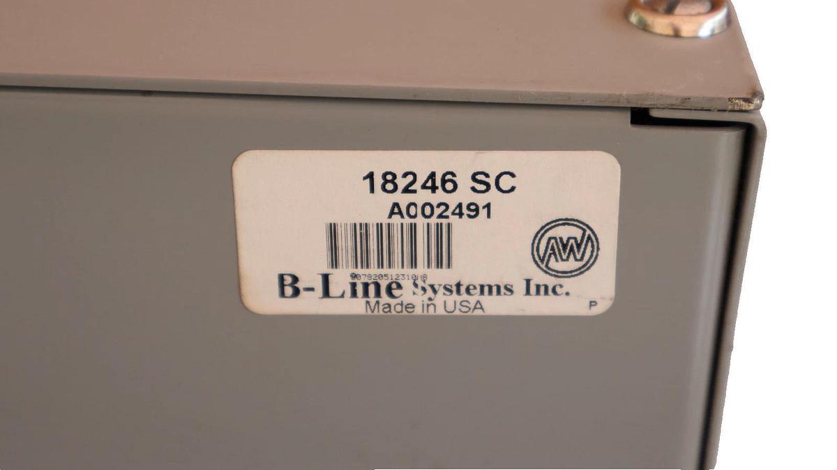 Eaton Cooper B-Line Telephone Cabinet 18x24x6 Flush Type SC 18246 SC 18246SC NEW