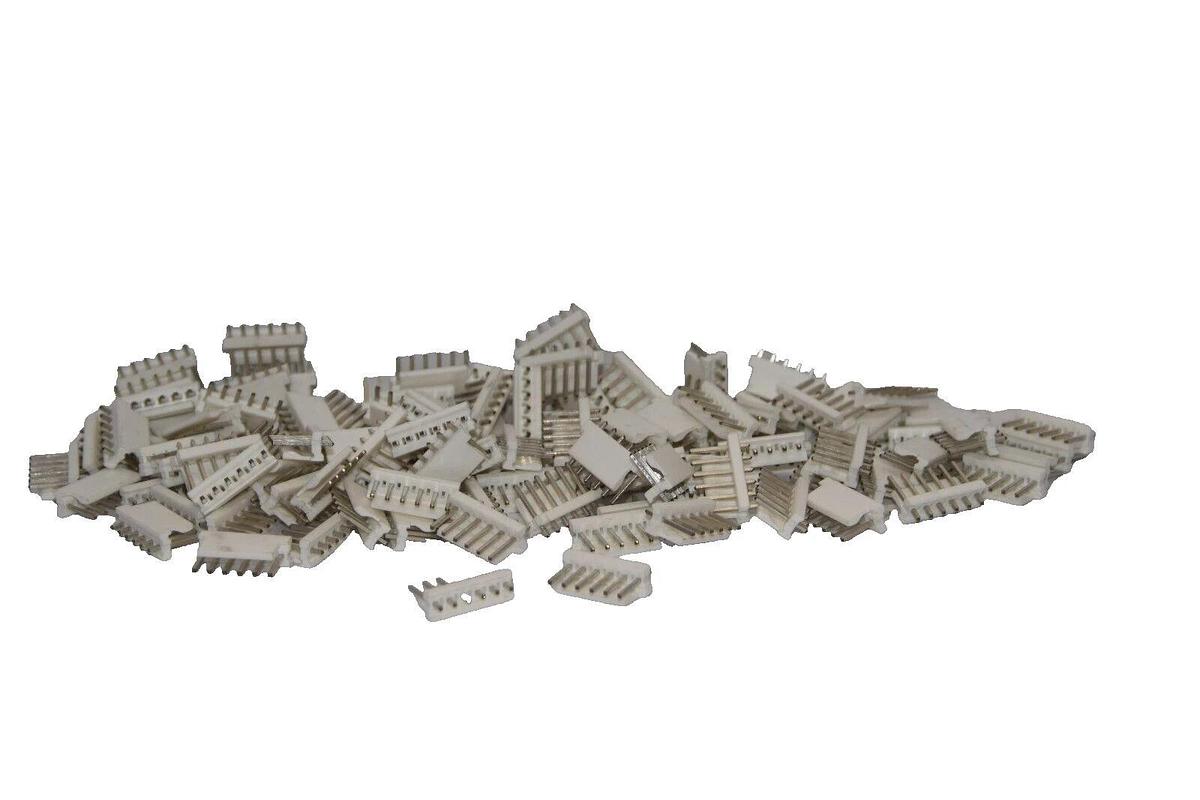 (NEW - 110) Header 1x6 Pin Vertical Straight Connector 3.96mm Single Row 59504