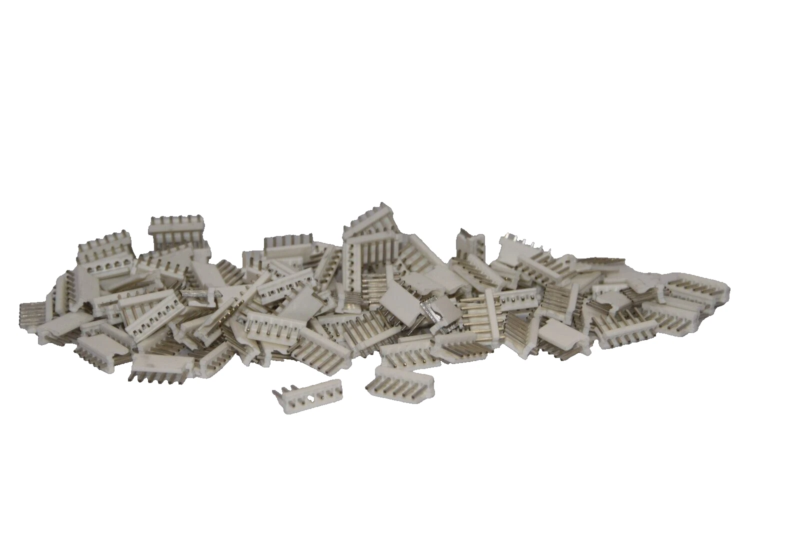 (NEW - 110) Header 1x6 Pin Vertical Straight Connector 3.96mm Single Row 59504