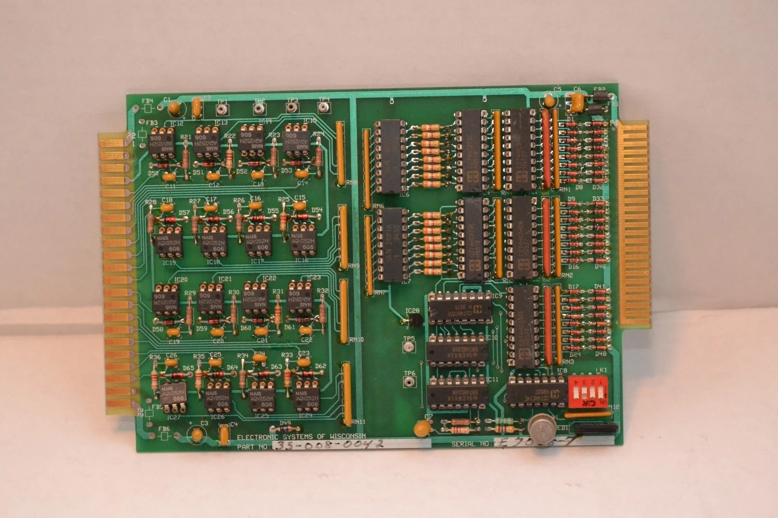 Used Electronic Systems of Wisconsin Circuit Board Card 35-008-0042 350080042