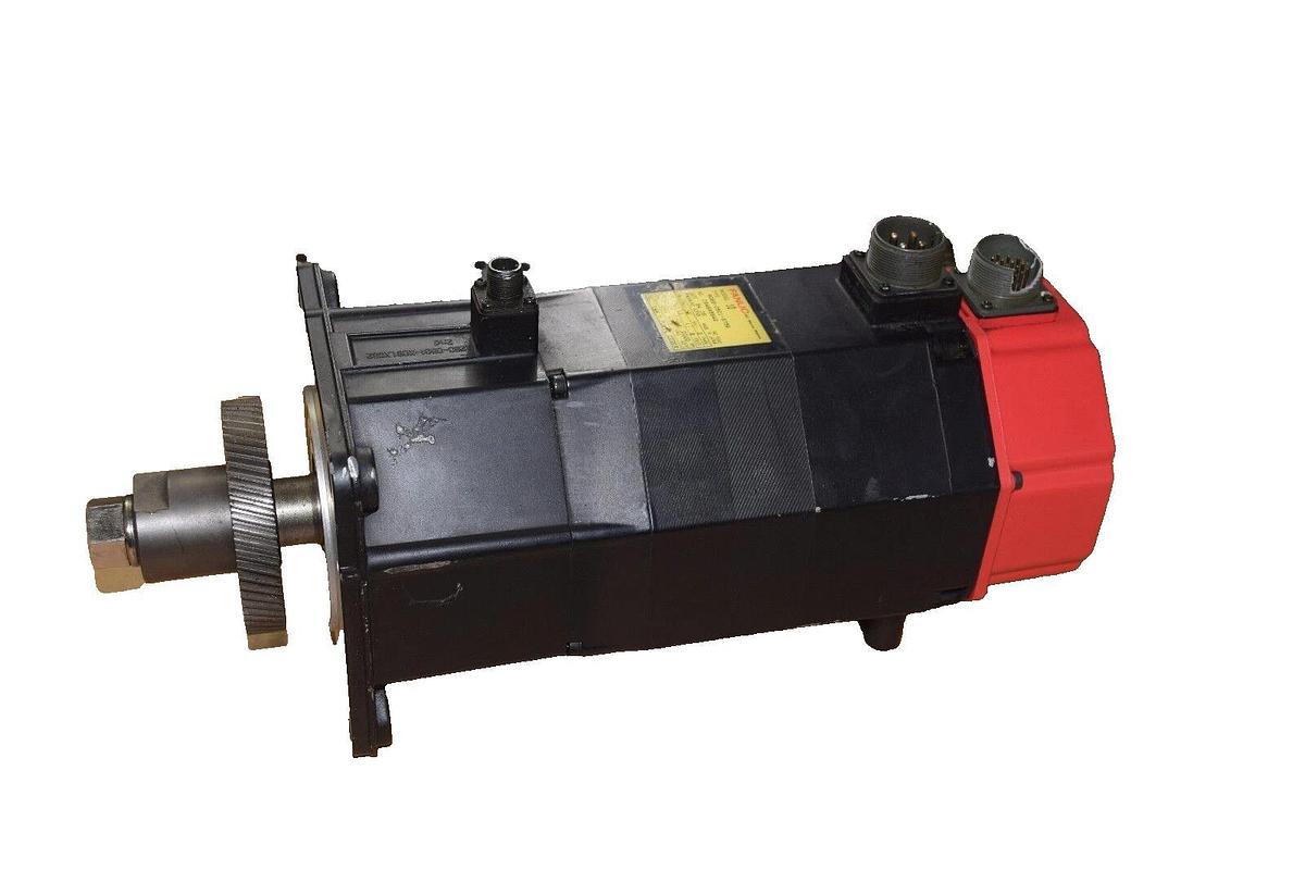 Used Fanuc AC Servo Motor A06B-0501-B756 w/ Encoder A860-0360-T101 Model 10