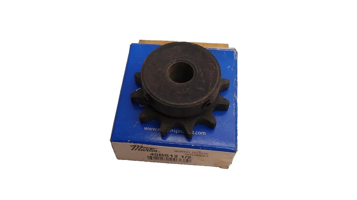 (NEW) MARTIN 40BS12 1/2" Bore Sprocket