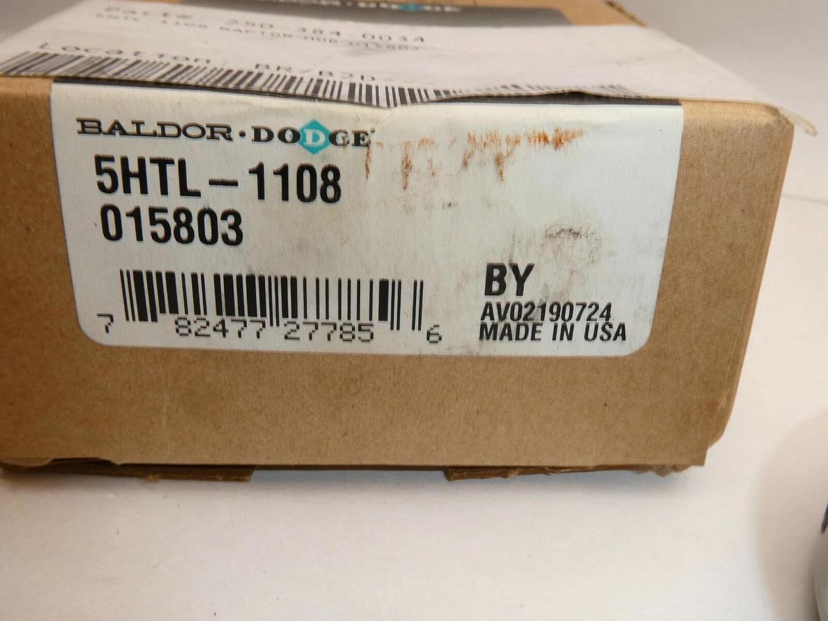 (NEW) DODGE/ BALDOR 5HTL-1108 015803 Raptor Hub