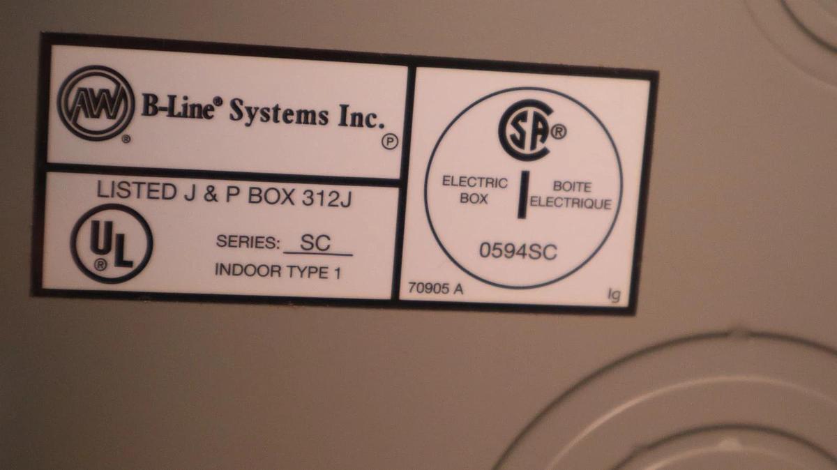 Eaton Cooper B-Line Telephone Cabinet 18x24x6 Flush Type SC 18246 SC 18246SC NEW
