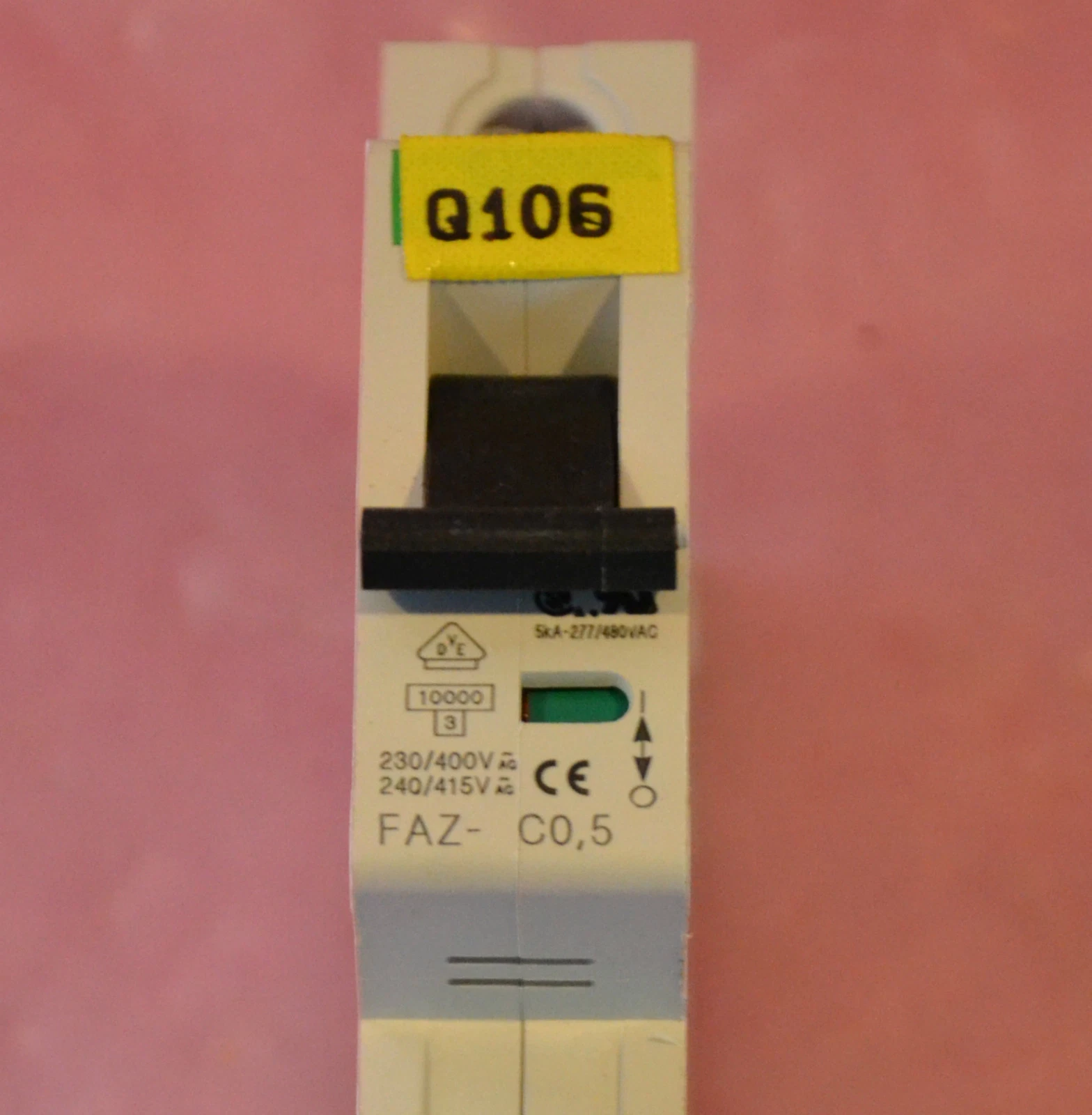 Used KLOCKNER MOELLER CIRCUIT BREAKER FAZ-C0,5 FAZC05 FAZ C0 5 FAZ-C0 5