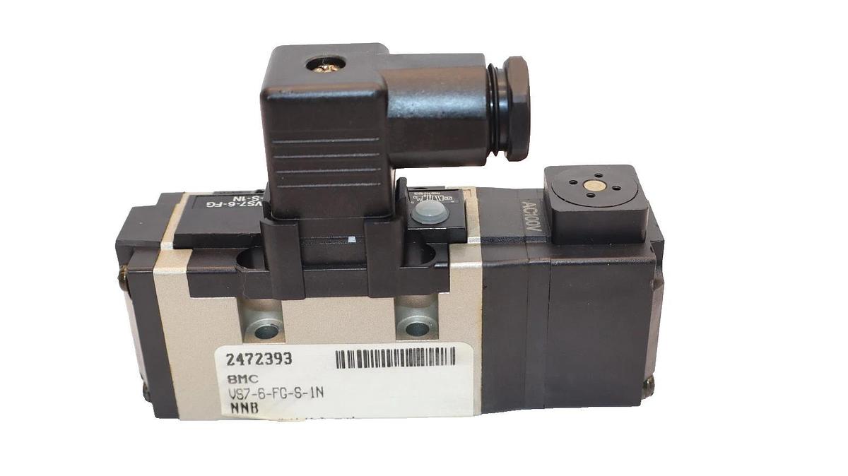SMC VS7-6-FG-S-1N 100Vac Solenoid Valve (New)