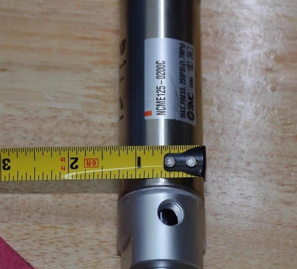 SMC DUAL ACTING AIR PNEUMATIC CYLINDER 2" stroke NCME125-0200C NCME1250200C  NEW