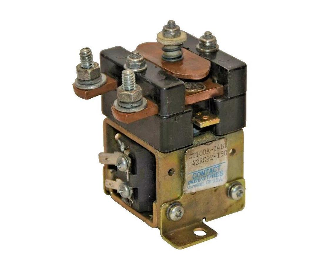 Used CONTACT INDUSTRIES CT100A-24B1 42RG92-150 Contactor