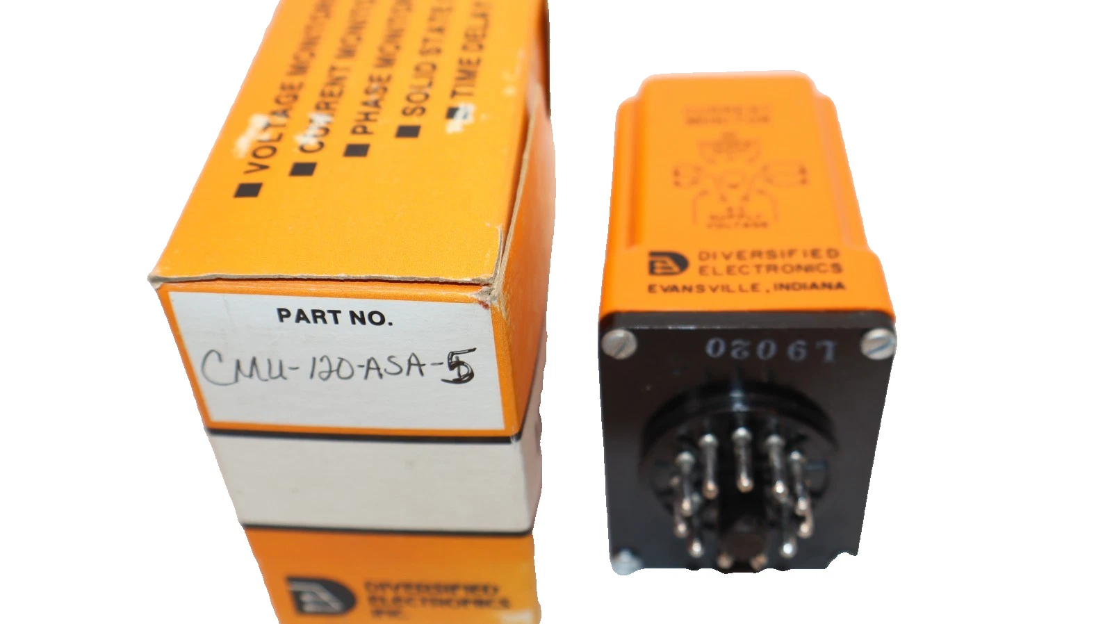 Diversified Electronics Current Relay 120V 10A CMU-120-ASA-5 , CMU120ASA5 (New)