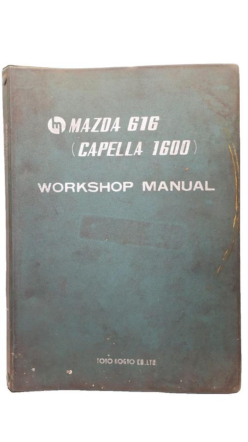 Used MAZDA 616 Capella 1600 Sedan Coupe Workshop Manual