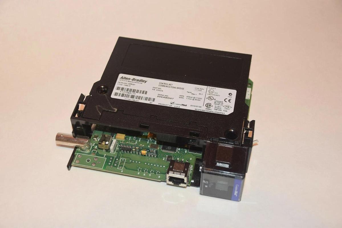 Used Allen Bradley 1756-CNB/E Control Net COMMUNICATION BRIDGE