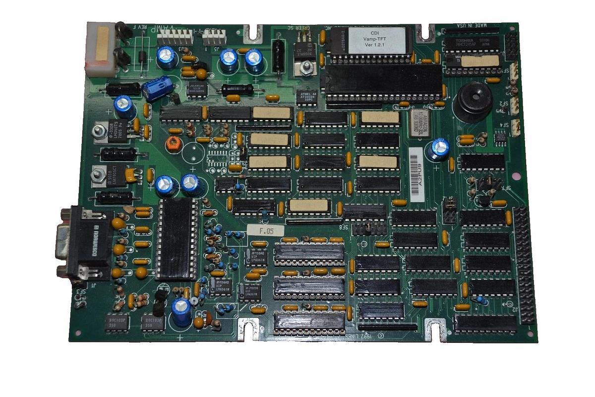 Used COMPUTER DYNAMICS Circuit Board Card VAMP-TFT  VAMPTFT ver 1.2.1