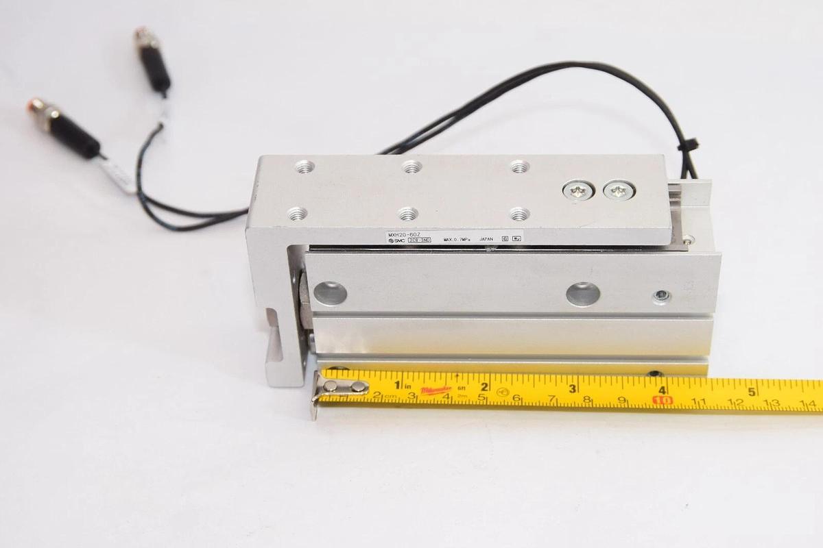 Used SMC MXH20-60Z MXH2060Z 0.7MPa Precision Slide Cylinder