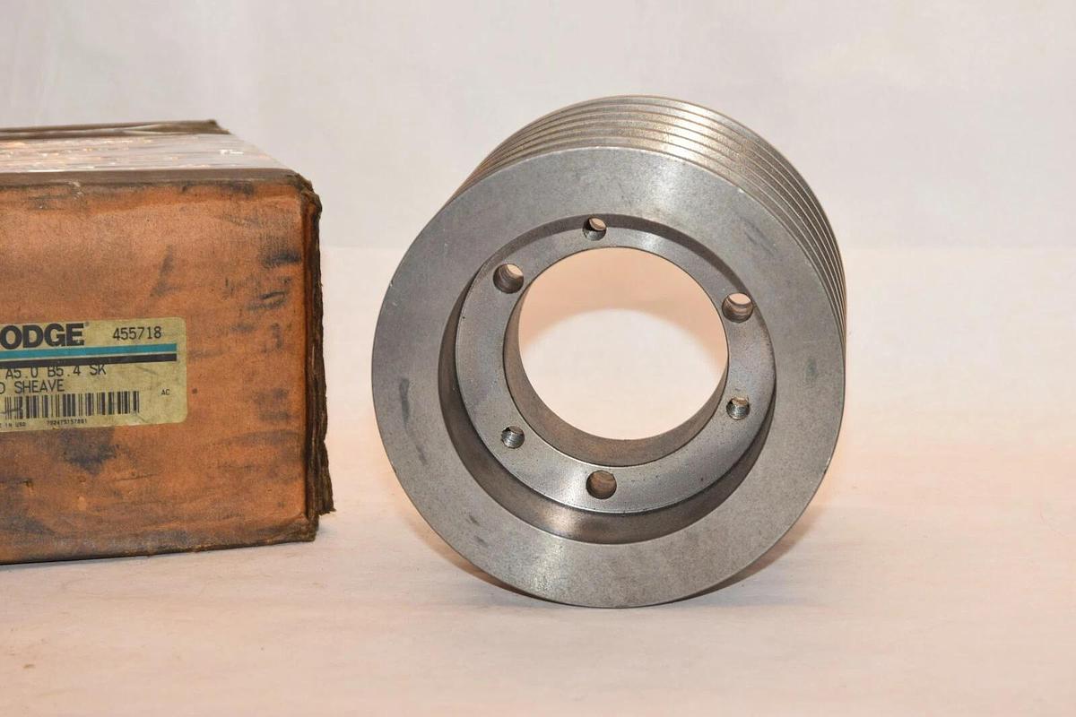 (NEW) DODGE 6/A5.0 B5.4-SK 6 A5.0 B5.4 SK 455718 4450rpm 6 Groove QD Sheave