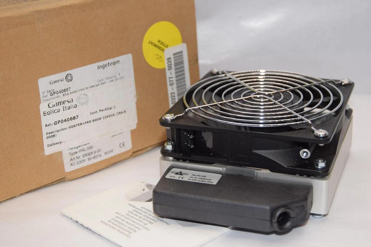 Stego Heater + Fan 600w 220vca HVL030 HVL 030 03026.9-00 (NEW)