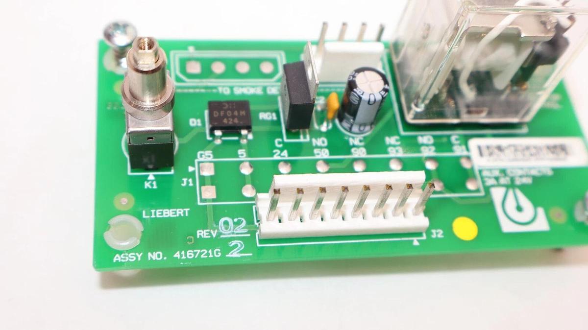 Used LIEBERT 416721G2 Smoke Detector Control Circuit Board