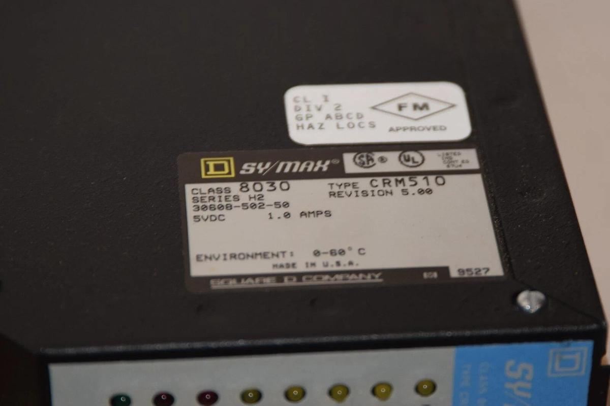 (NEW) SQUARE D 8030 CRM510 Series H2 Rev 5.00 30608-502-50 Interface Module