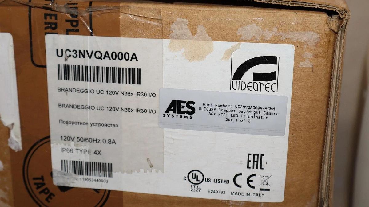 Videotec Ulisse Compact Outdoor PTZ Camera Day/Night Monitoring UC3NVQA000A NEW