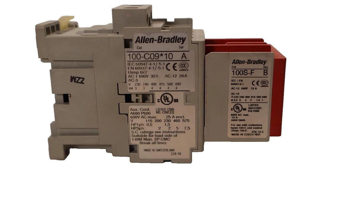 Allen Bradley 100S-C09J14C Series A 24V Coil Guardmaster Safety Contactor (New)