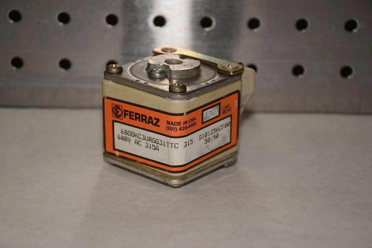 (NEW) FERRAZ 6BODKC3URGG31TTC 6BOK C3URGG31TTC 600V AC 315A FUSE