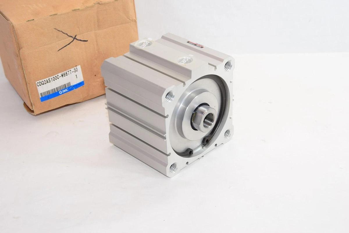 (NEW) SMC CDQ2AS100C-W6677-30 Double Acting Pneumatic Cylinder