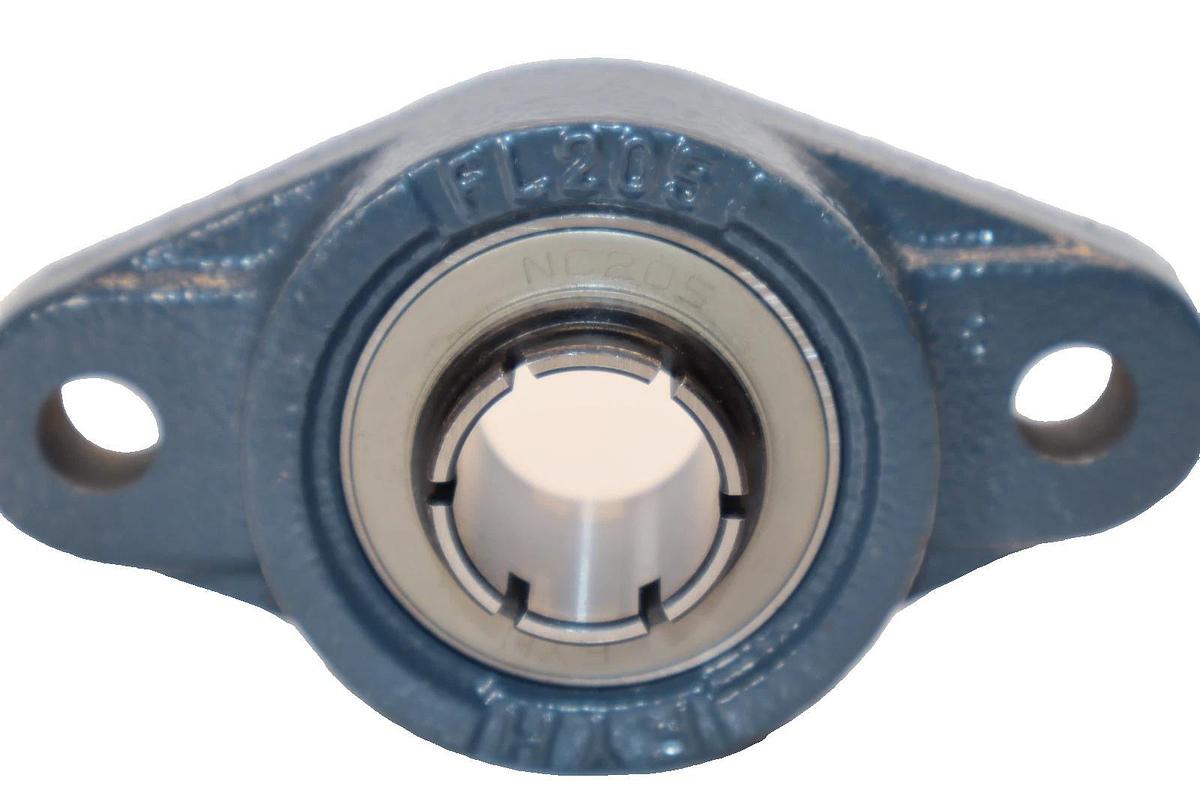 FYH FL205 Flange Bearing with NC205 Bearing Insert *No Lock Collar*  (New)