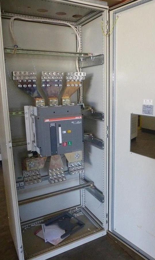 Used ABB 122154053-001 600v SACE S8 S8D 2000A 3P Molded Case Switch K8TL K8TM