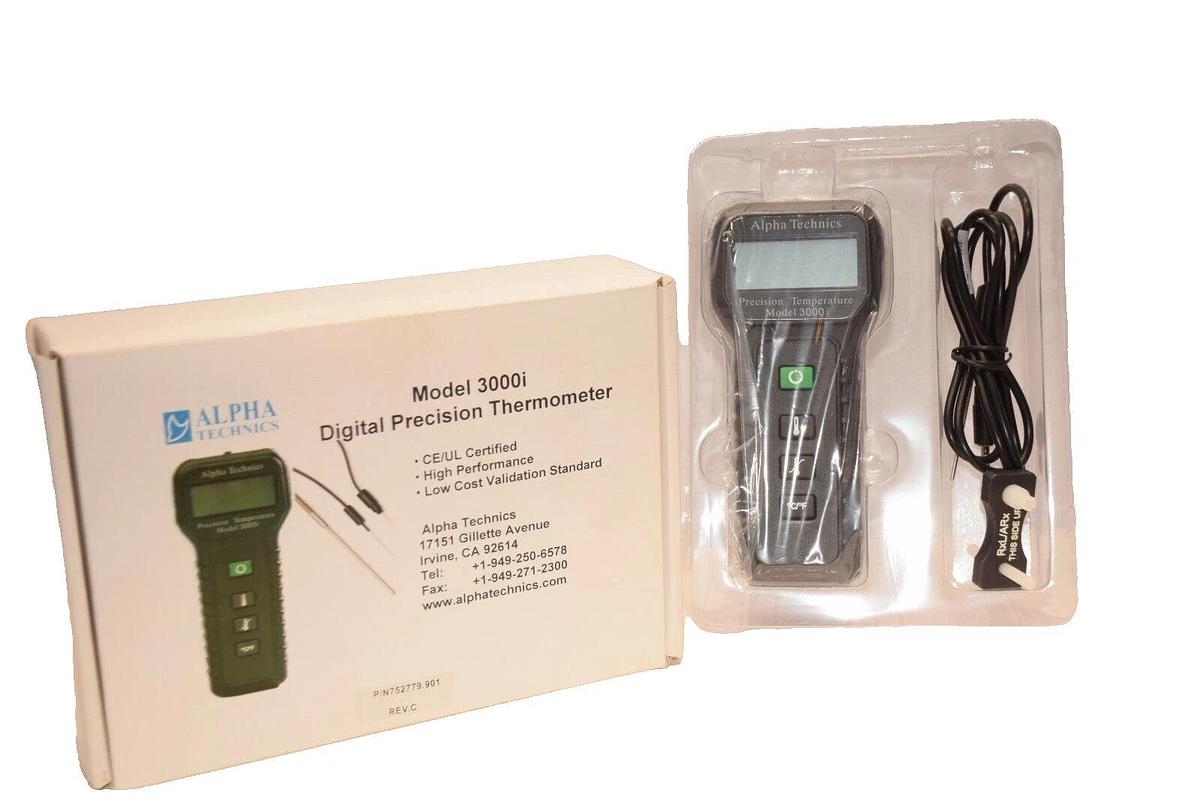 Alpha Technics 3000i Digital Precision Thermometer 752779.901  (NEW)