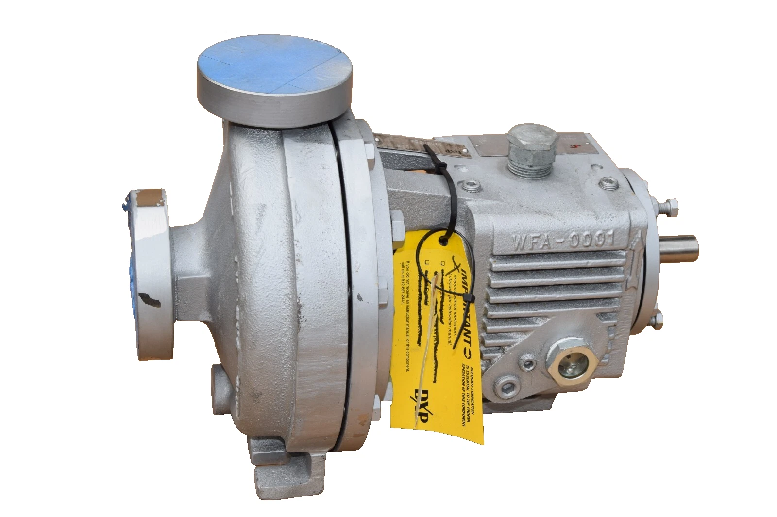 PumpWorks Industrial DXP Pump GRP1 1x1.5x8 GRP1-1x1.5x8 316SS (Refurbed)