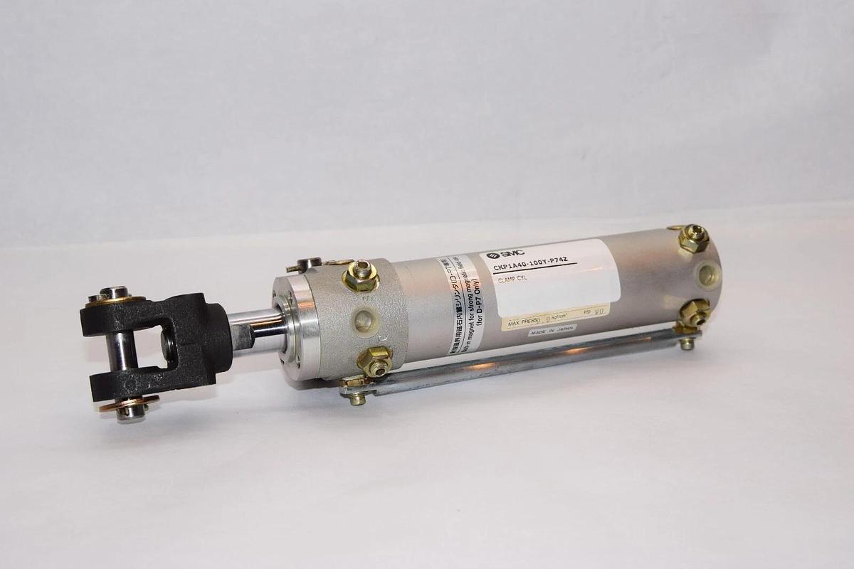 (NEW) SMC CKP1A40-100Y-P74Z 9.9kgf/cm² Clamp Cylinder